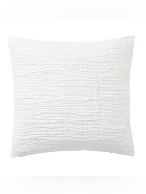 Pottery Barn • NWT Euro White Cloud Linen Pillow Sham 26x26